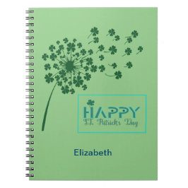 Sankt Patrick-Dag-design Anteckningsbok