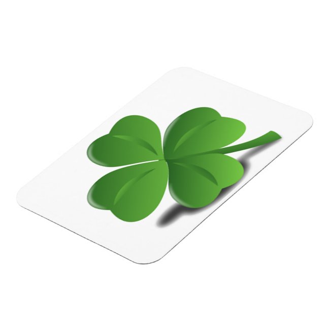 Sankt Patrick dag Shamrock Klöver Flexible Magnet (Vänstra Sidan)