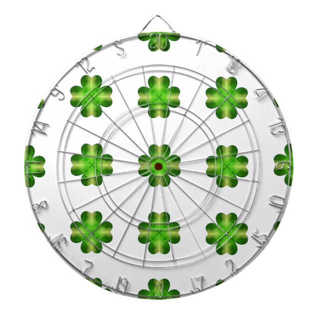 Sankt Patrick-dagen Shamrock Background Piltavla (Framsidan)