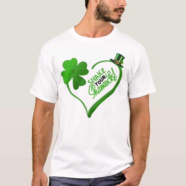 Sankt Patrick-dagen skakar dina skakningar T Shirt (Framsida)