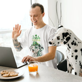 Sankt Patrick Dalmatian Hund Funny Irish jag hade T Shirt
