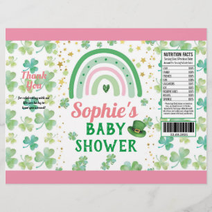 Sankt Patrick Flicka Shower Chip Bag Wrapper Reklamblad