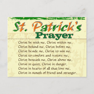 Sankt Patrick Prayer, Kristus inuti mig Vykort
