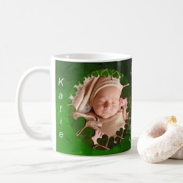 Sankt Patrick Shamrock +Photo Mugg (Med munk)