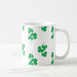 Sankt Patricks dag anpassad shamrock-mugg Kaffemugg