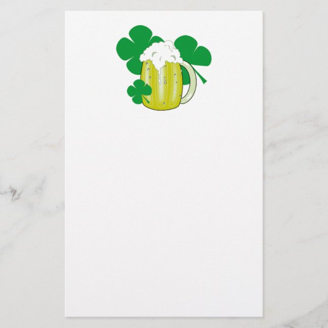 Sankt Patricks dag Brevpapper (Framsida)
