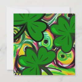 Sankt Patricks dag Julkort