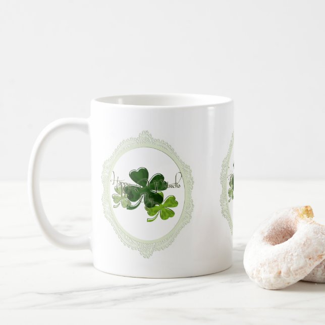Sankt Patricks dag Kaffemugg (Med munk)