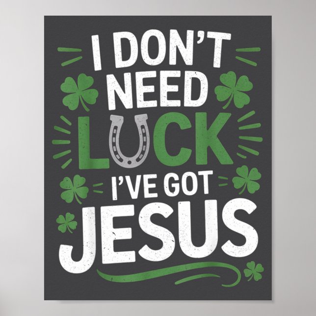 Sankt Patricks dag kristen Poster (Framsidan)