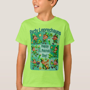 Sankt Patricks dag Kul Roliga "partillekor" T Shirt