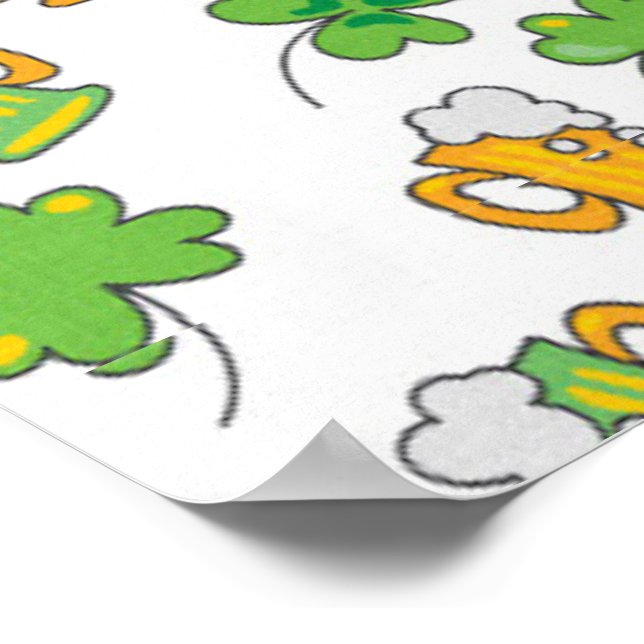 Sankt Patricks dag-plakat Poster (Hörn)