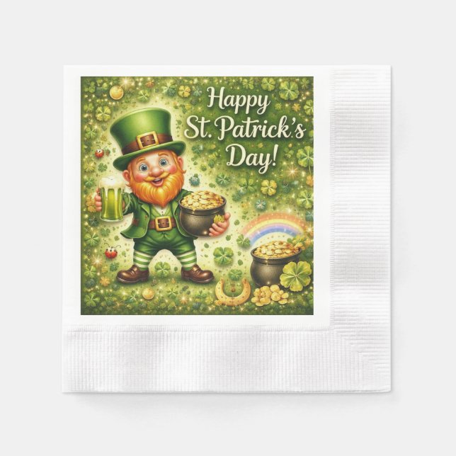 Sankt Patricks dag servetter (Framsidan)