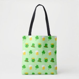 Sankt Patrick's Day Shamrock Pot of Guld Celtic Kn Tygkasse