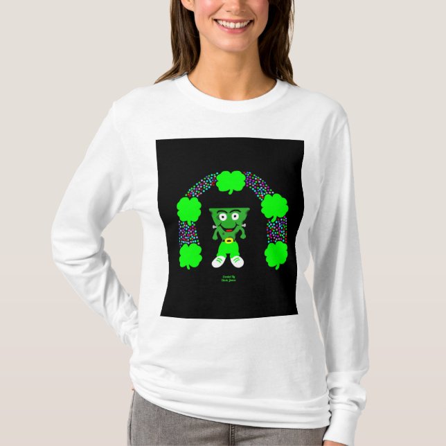 Sankt Patrick's FrankenCheese Women's Shirt T Shirt (Framsida)