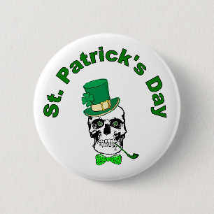 Sankt Patrick's Skull-knapp Knapp