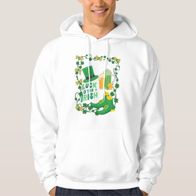 SANKT PATRICKSDAGEN  HOODIE (Framsida)