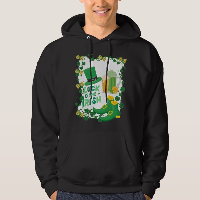 SANKT PATRICKSDAGEN  HOODIE (Framsida)