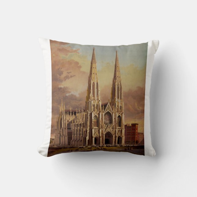 Sankt Patriks katedral i Midtown Manhattan  Kudde (Framsida)