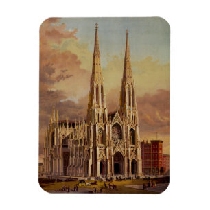 Sankt Patriks katedral i Midtown Manhattan Magnet