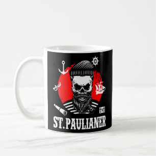 Sankt Pauli Hamburg Skull Paulian Saint Pauli Kaffemugg