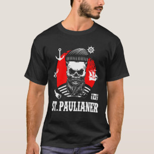 Sankt Pauli Hamburg Skull Paulian Saint Pauli T Shirt