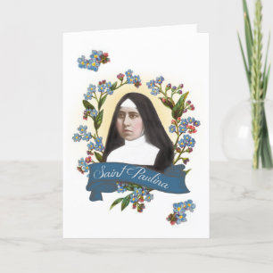 Sankt Paulina (Pauline) Patron Saint of Diabetics Helgkort