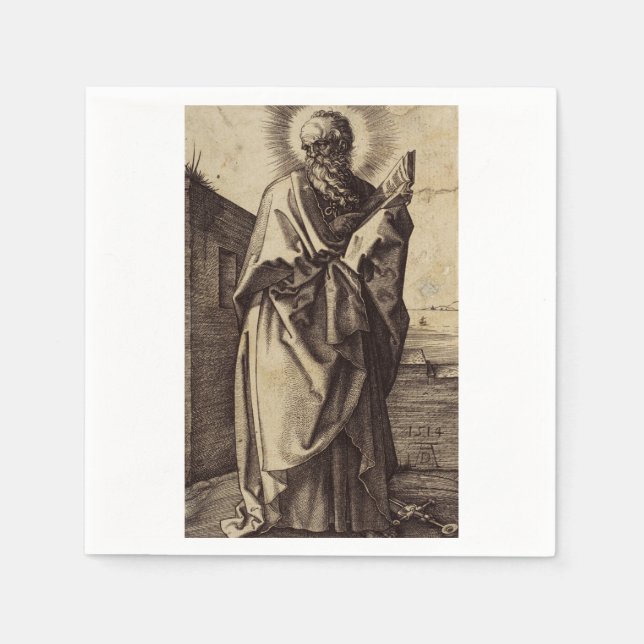 Sankt Paulus aposteln  Pappersservett (Framsidan)