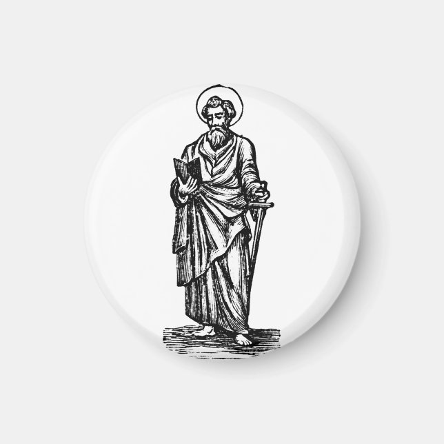 Sankt Paulus Svärdet av Andens Konst Magnet (Framsidan)