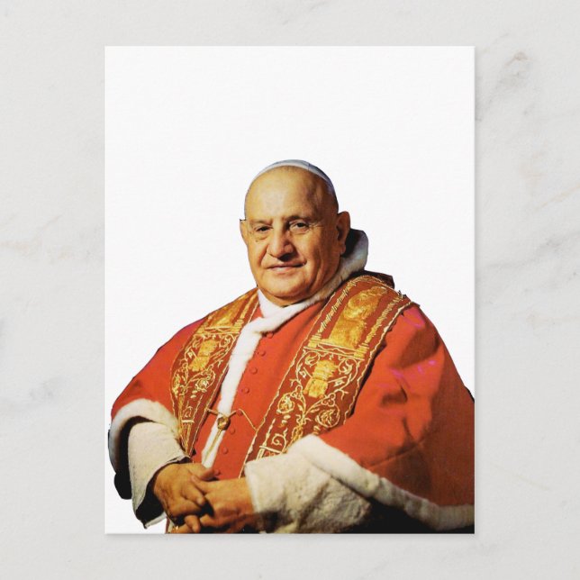 Sankt påve John XXIII, ledare för katolska kyrkan Vykort (Framsida)