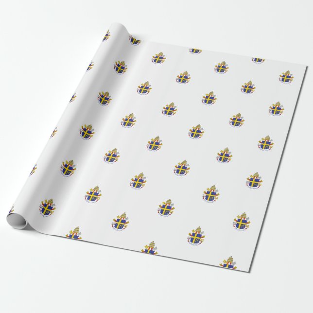 Sankt påven Johannes Paul II Wrapping Papper Presentpapper (Utrullad)
