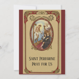 Sankt Peregrine Patron Saint of Cancer Patienter