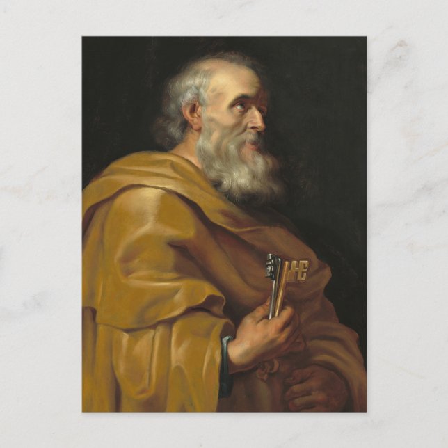 Sankt Peter av Peter Paul Rubens Vykort (Framsida)