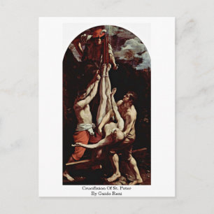 Sankt Peter Crucifixion by Guido Reni Vykort