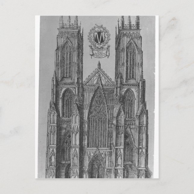 Sankt Peter-kyrkans Väster Vykort (Framsida)