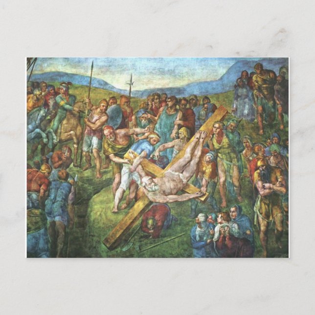 Sankt Peter Martyrdom Vykort (Framsida)