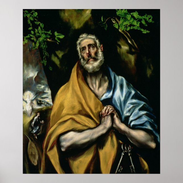 Sankt Peter-Tårar i slutet av 1580-talet Poster (Framsidan)