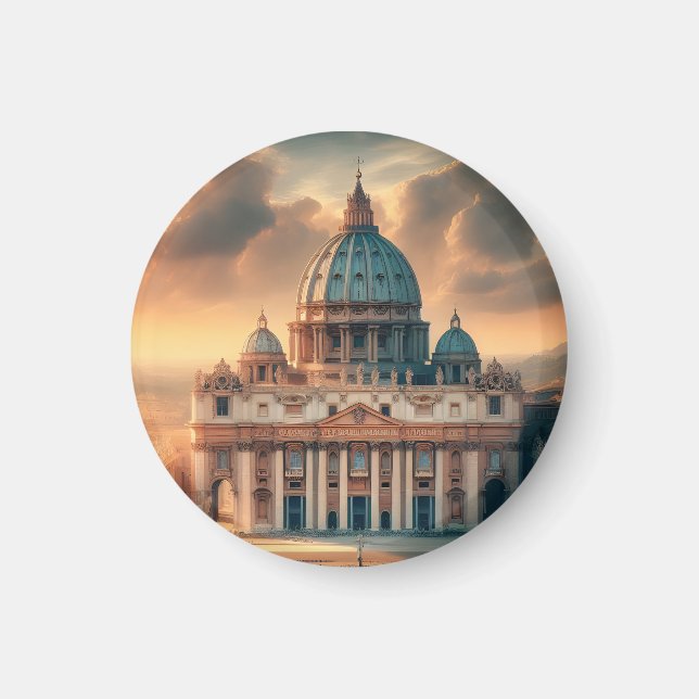 Sankt Peters basilika Italien Europa Resa Magnet (Framsidan)