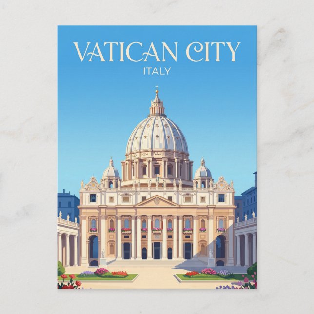 Sankt Peters basilika Italien Vykort (Framsida)