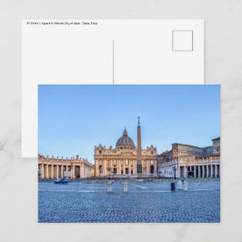 Sankt Peters torg i Vatikanstaten - Rom, Italien Vykort