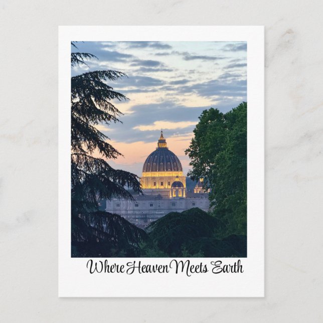 Sankt Petersbasilikan | Rom, Italien Vykort (Framsida)