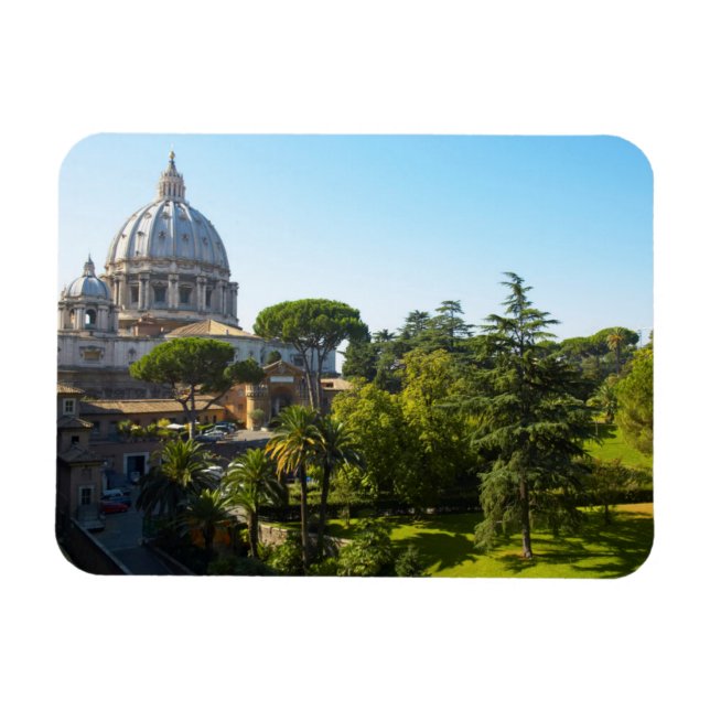 Sankt Petersbasilikan, Vatikanstaten, Rom, Italien Magnet (Horisontell)