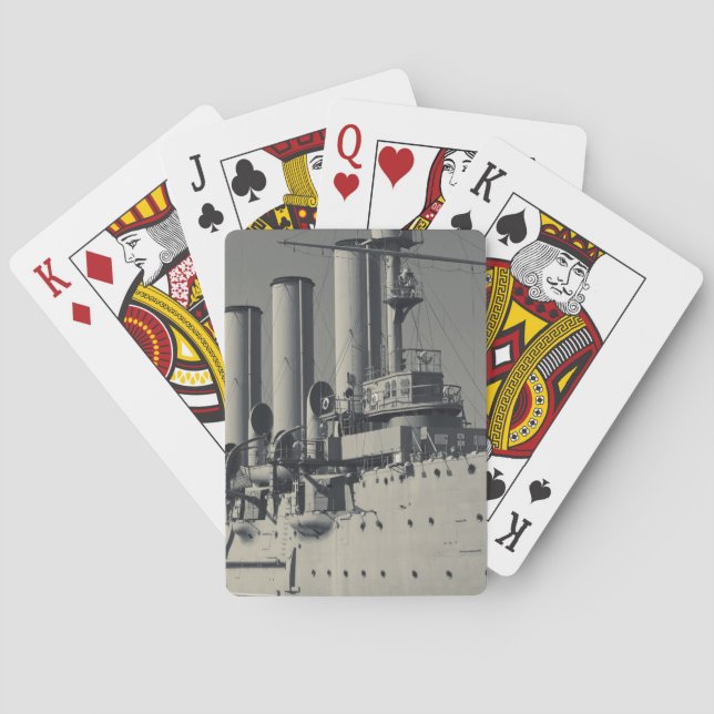 Sankt Petersburg, Auroran Cruiser Spelkort (Baksidan)