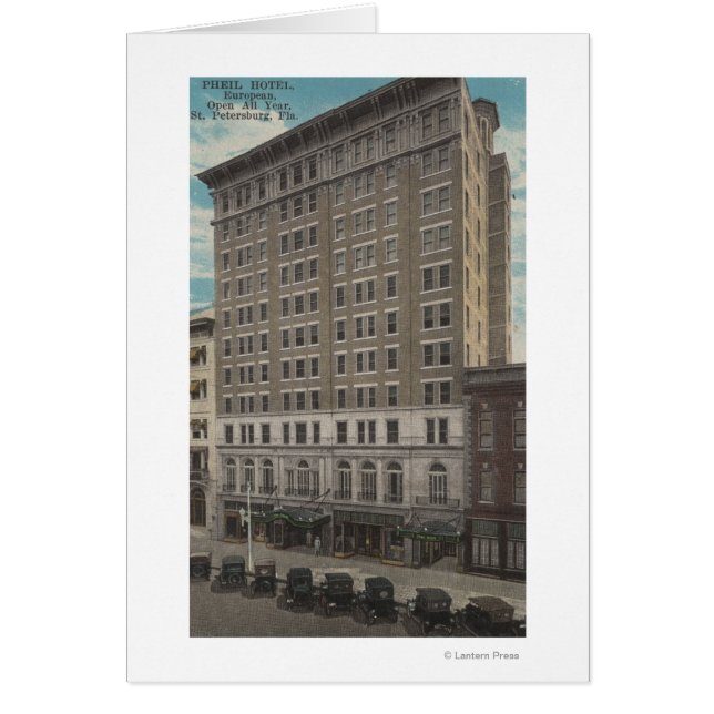 Sankt Petersburg, Florida - Exterior View of Pheil Hälsningskort (Framsidan)