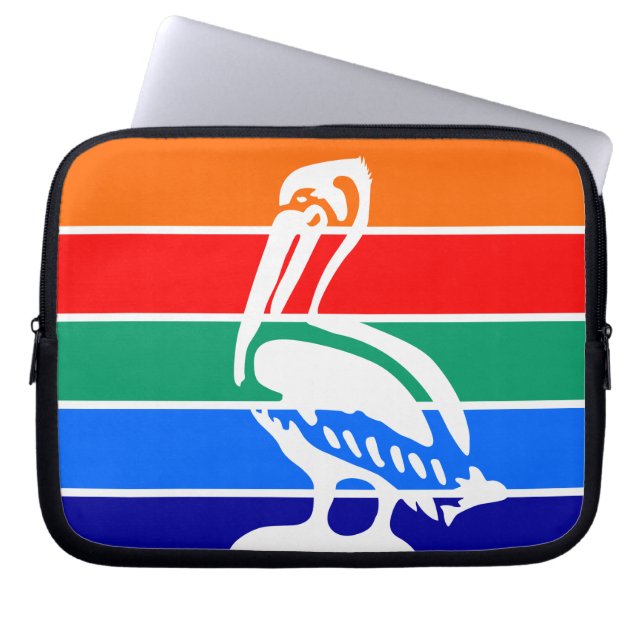 Sankt Petersburg, Florida Flagga Laptop sleeve (Framsidan)