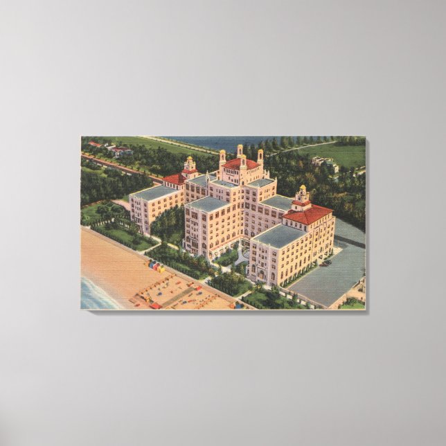 Sankt Petersburg, Florida - Flygplatsen Don Ce-Sar Canvastryck (Framsida)