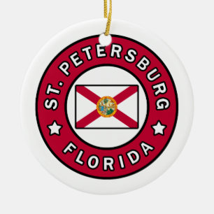 Sankt Petersburg Florida Julgransprydnad Keramik