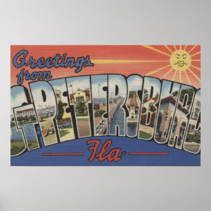 Sankt Petersburg, Florida - Stora Brev Scenes 2 Poster