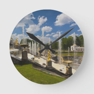 Sankt Petersburg, Grand Cascade fontän Rund Klocka