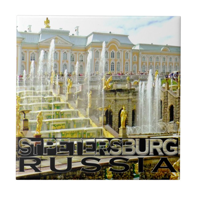 Sankt Petersburg Kakelplatta (Framsidan)