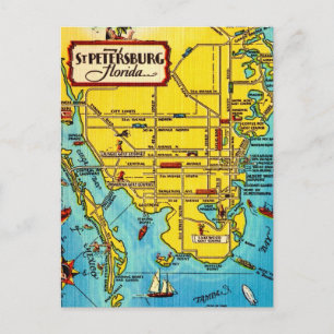 Sankt Petersburg-karta vykort